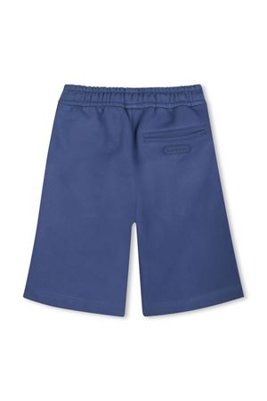 blue cotton shorts LANVIN KIDS | N3022980W